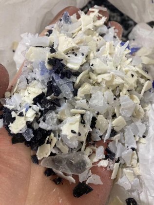 Recycled PET bottles flakes, post industrial