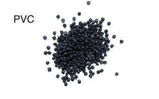 Recycled PVC granules