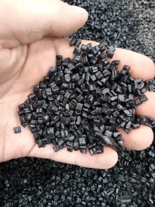 Black LDPE Pellets - Recycled