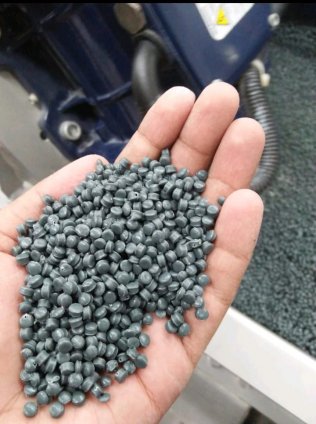 PP Granules (Black, Gray and Blue)