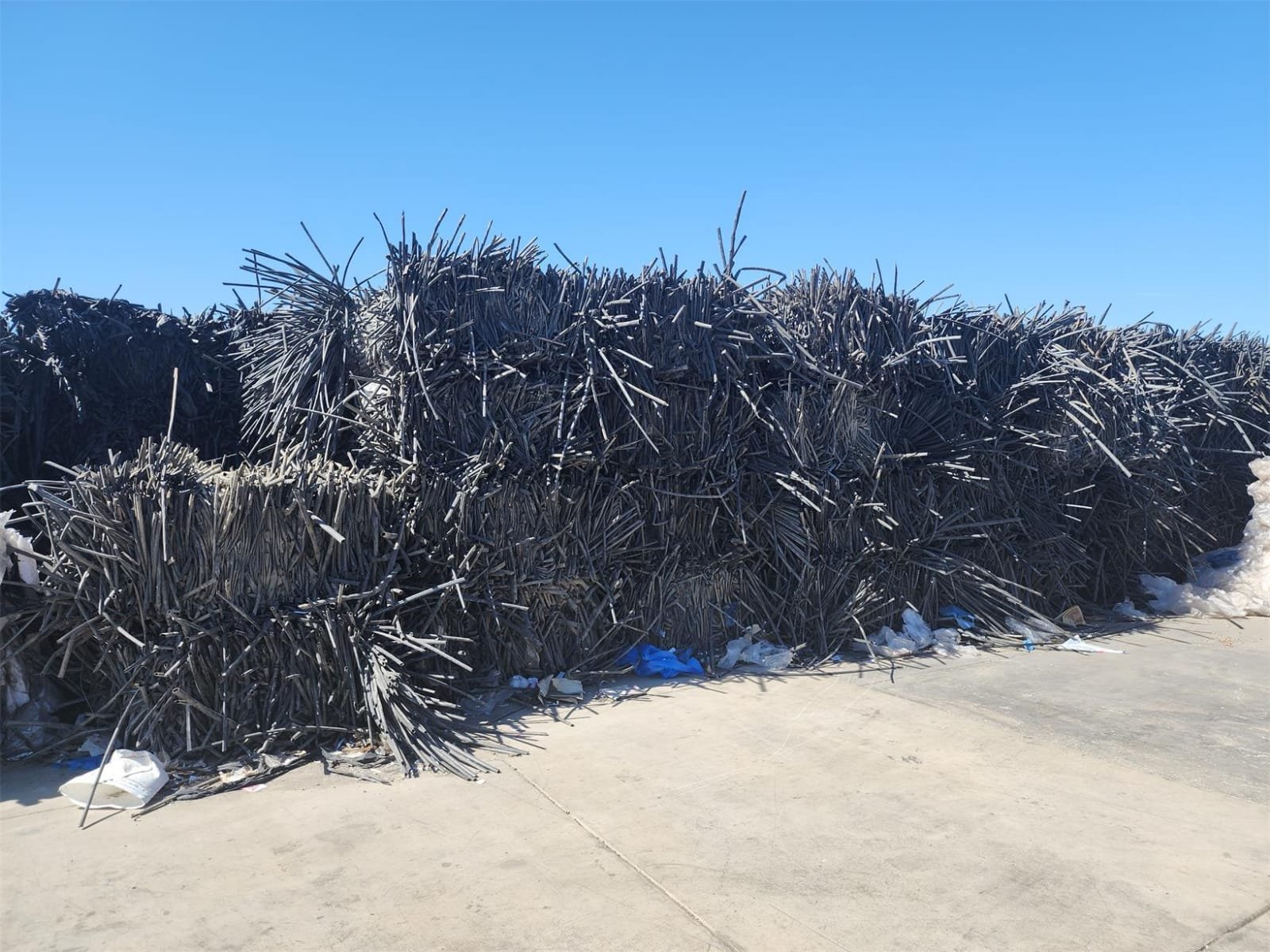 Hdpe drip tube baled scrap
